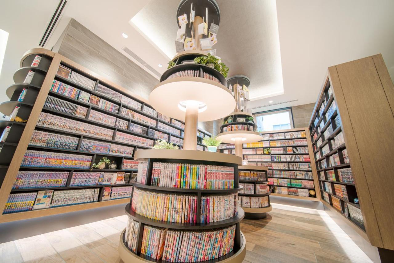 Quintessa Hotel Osaka Shinsaibashi Comic & Books Exterior foto