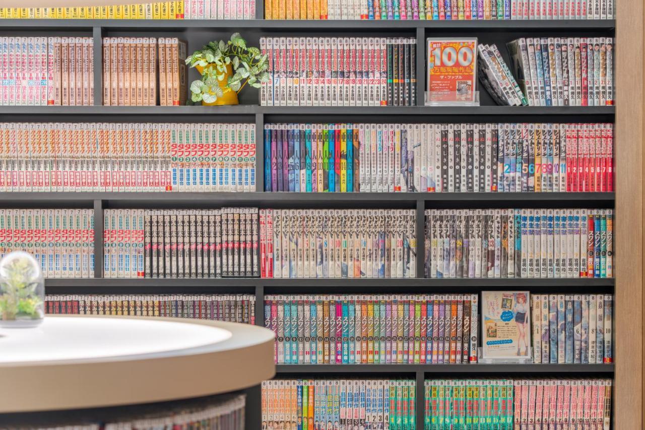 Quintessa Hotel Osaka Shinsaibashi Comic & Books Exterior foto